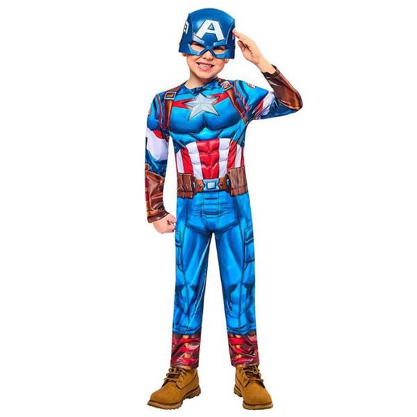 Fato Capitão América Black Line, Criança