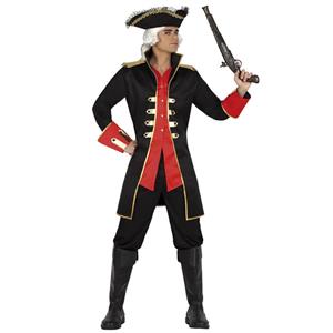 Fato Capitão Pirata dos 7 Mares, Adulto