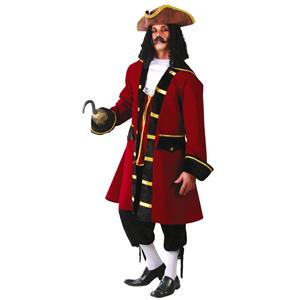 Fato Capitão Pirata Elegante, Adulto