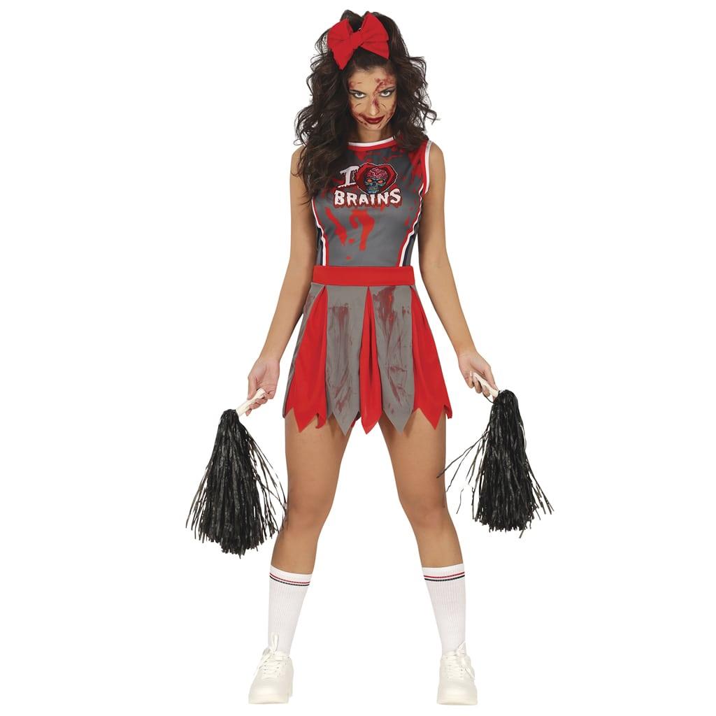 Fato Cheerleader Zombie Sangrenta, Adulto
