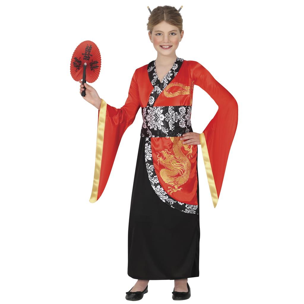 Fato Chinesa Oriental com Dragão, Criança