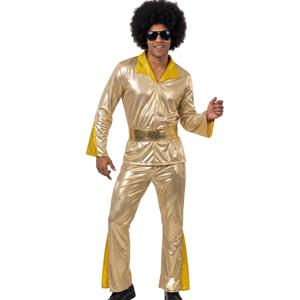 Fato Disco King Dourado, Adulto