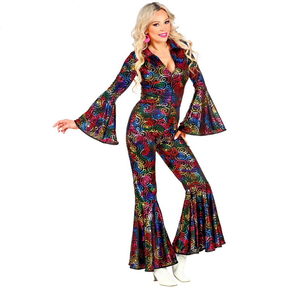 Fato Disco Queen Multicolor , Adulto