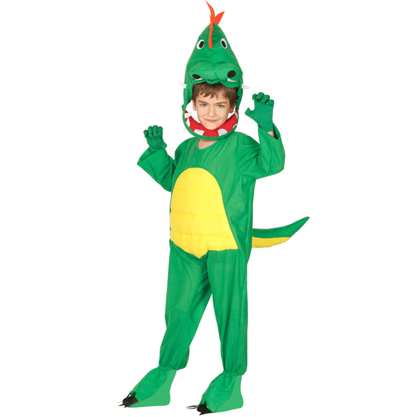 Fato Dinossauro Verde, Criança