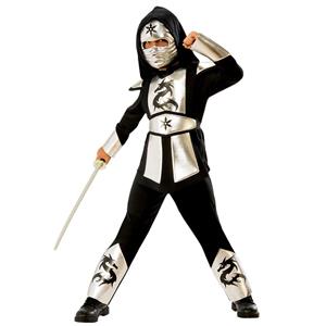 Fato Dragon Ninja Prateado, Criança