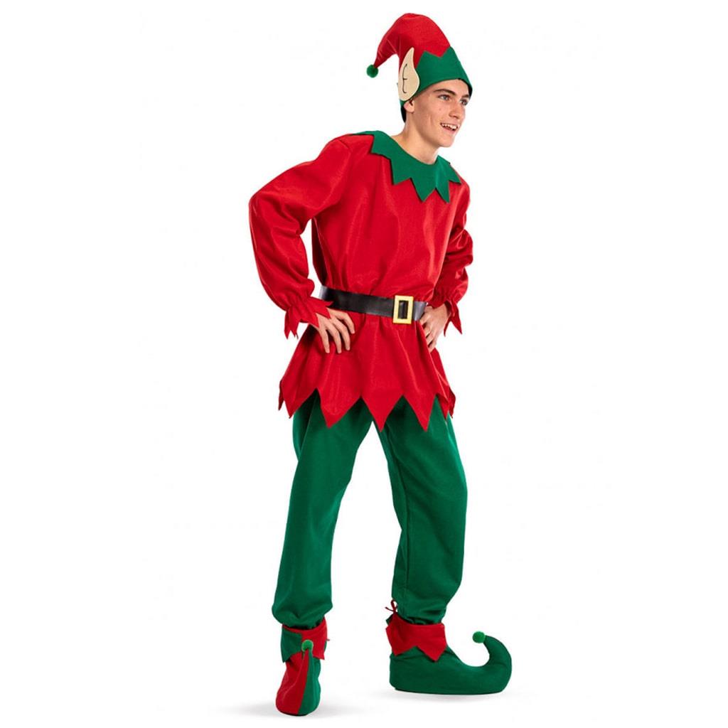 Fato Elfo Ajudante do Pai Natal, Adulto