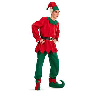 Fato Elfo Ajudante do Pai Natal, Adulto