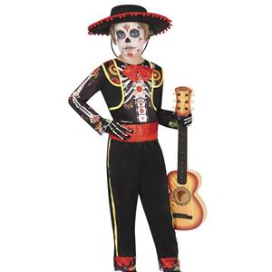 Fato Esqueleto Catrin Mariachi, Criança