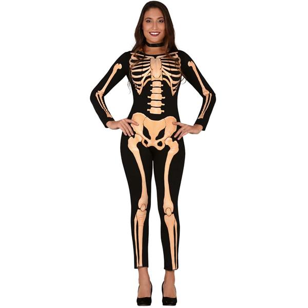 Fato Esqueleto Halloween, Adulto