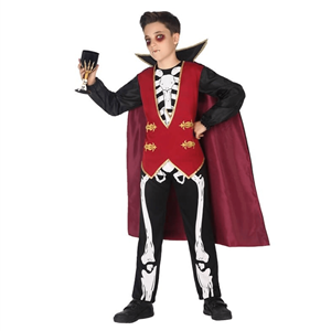 Fato Esqueleto Vampiro Menino