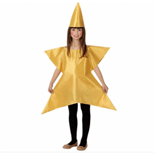 Fato Estrela Dourada com Chapéu, criança