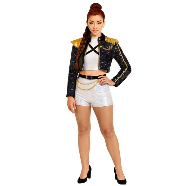 Fato Guerreira K-Pop Huntrix, Adulto