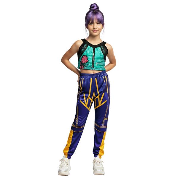 Fato Guerreira K-Pop Lotus Flower, Criança Fato Guerreira K-Pop Lotus Flower, Criança