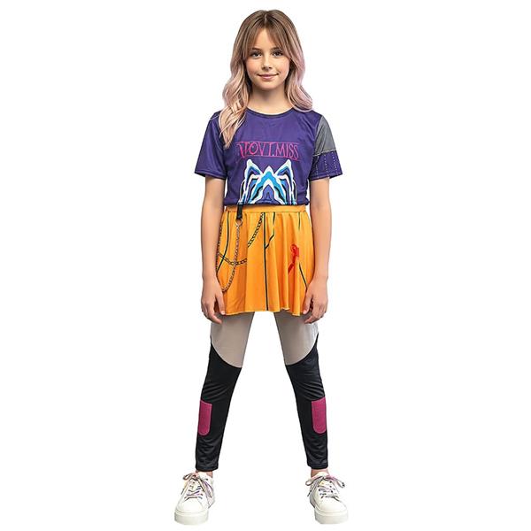 Fato Guerreira K-Pop Poison Flower, Criança Fato Guerreira K-Pop Poison Flower, Criança