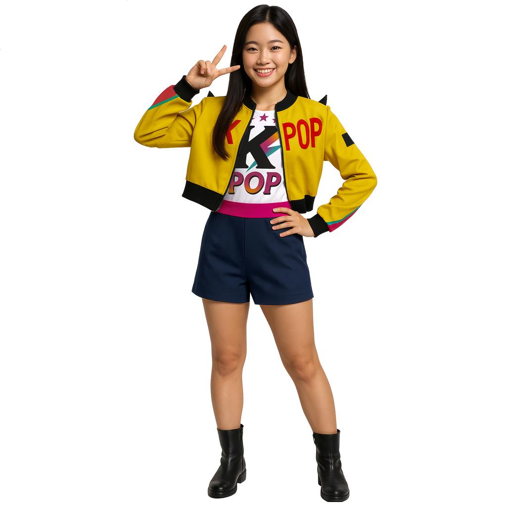 Fato Guerreira K-Pop Star, Adolescente