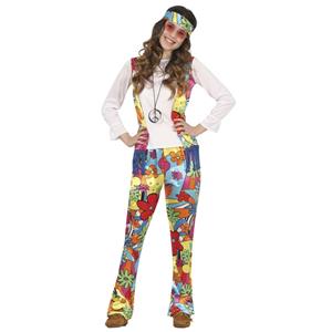 Fato Hippie Florido, Adolescente Fato Hippie Florido, Adolescente