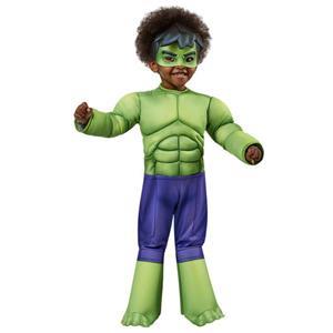 Fato Hulk Musculado Preschool, Criança