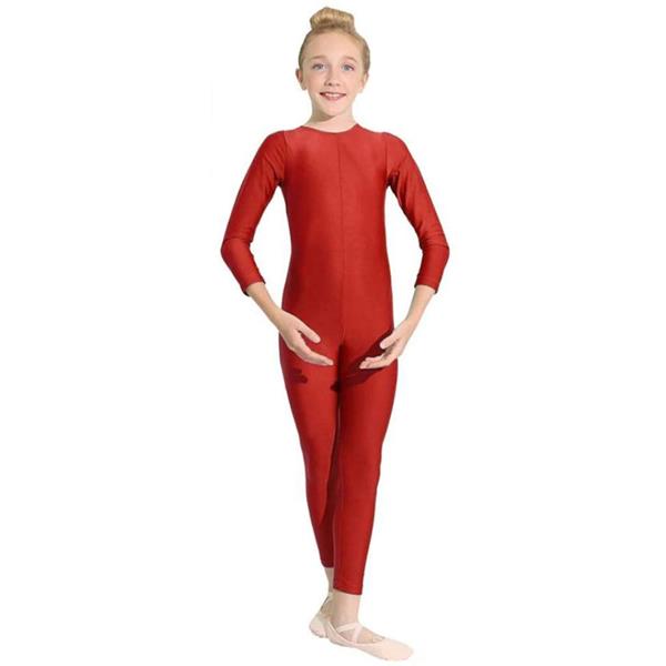 Fato Maillot Básico Liso Vermelho, Criança