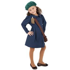 Fato Menina Evacuada Segunda Guerra Mundial, Criança