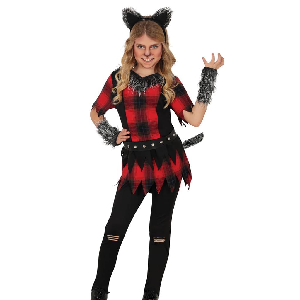 Fato Menina Lobisomem Rebelde, Criança Fato Menina Lobisomem Rebelde, Criança