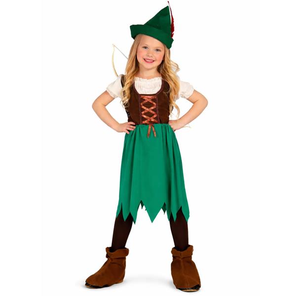 Fato Menina Robin dos Bosques, Criança