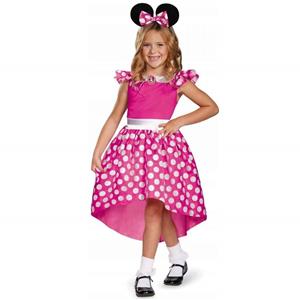 Fato Minnie Mouse Rosa Classic Disney, Criança