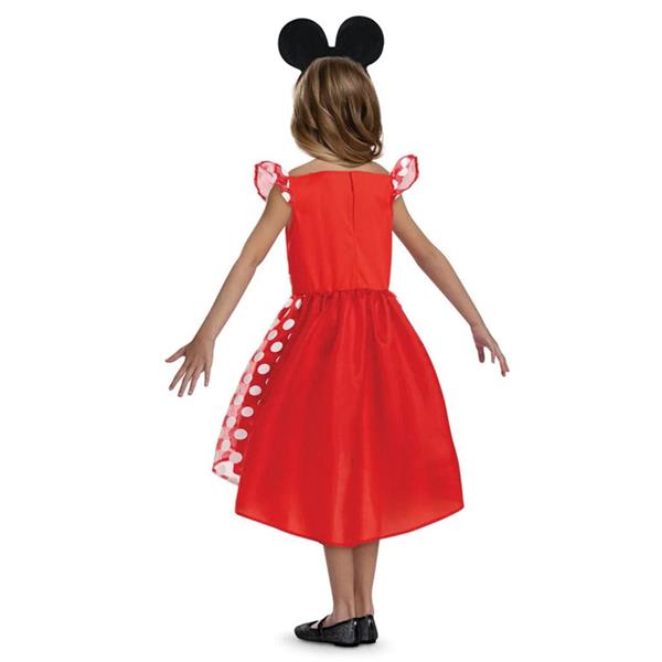 Fato Minnie Mouse Vermelha Classic Disney, Criança