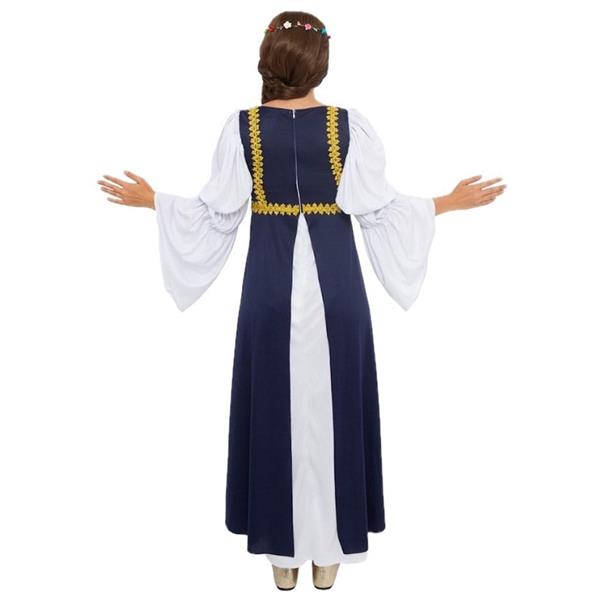 Fato Mulher Medieval Elegante, Adulto