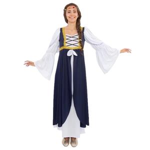 Fato Mulher Medieval Elegante, Adulto
