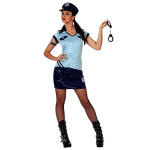 Fato Mulher Policia Azul