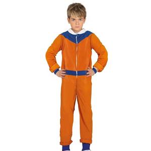 Fato Ninja Laranja e Azul Anime, Criança