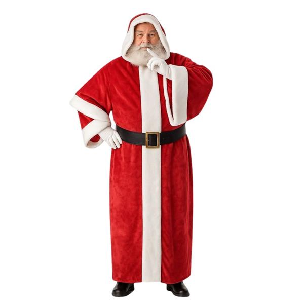 Fato Pai Natal Simpático Tradicional, Adulto