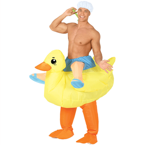 Fato Pato Amarelo Insuflável, Adulto