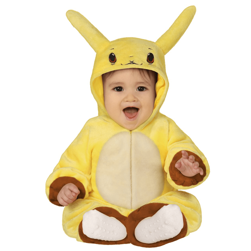 Fantasia Pikachu Pokemon Bebê Unisex Com Capuz em Promoção na