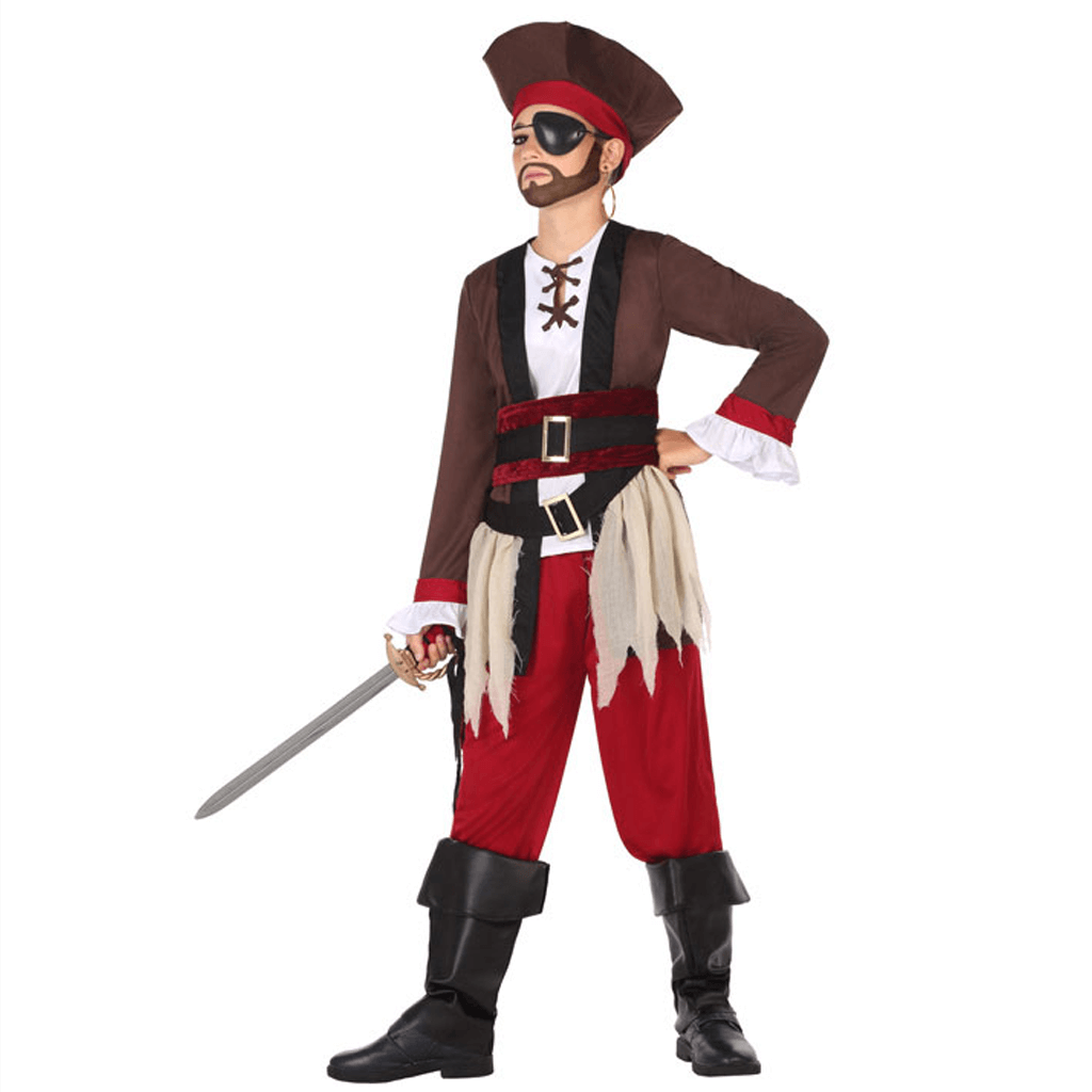 Fato Pirata Castanho, Menino