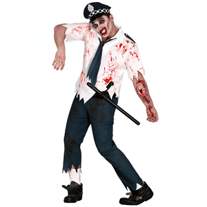 Fato Policia Zombie