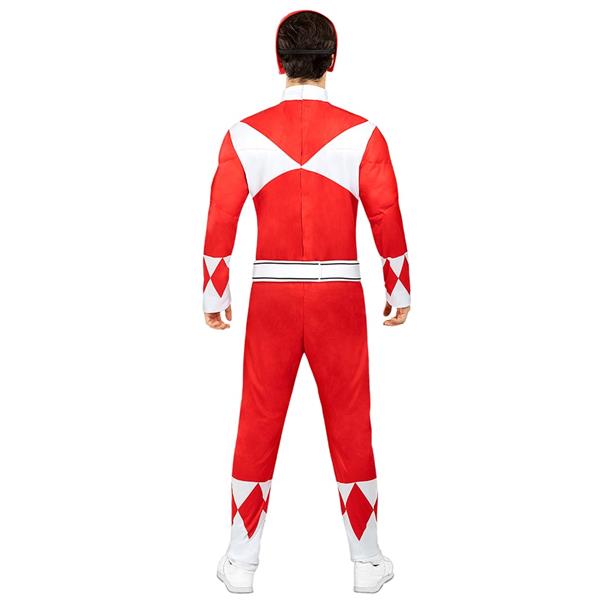 Fato Power Ranger Vermelho, Adulto