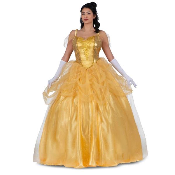 Fato Princesa Bella Encantada, Adulto