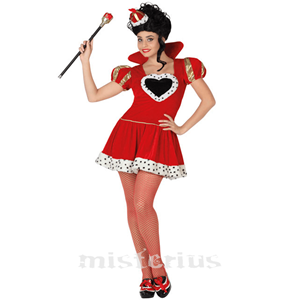 Fato Rainha Corações, Adulto