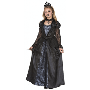 Fato Rainha Malvada Preto, Criança