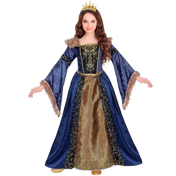 Fato Rainha Nobre Medieval, Criança