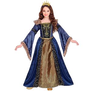 Fato Rainha Nobre Medieval, Criança
