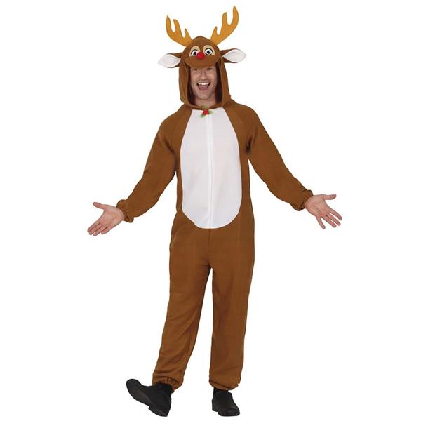 Fato Rena com Capuz e Chifres, Adulto