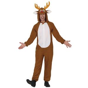 Fato Rena com Capuz e Chifres, Adulto