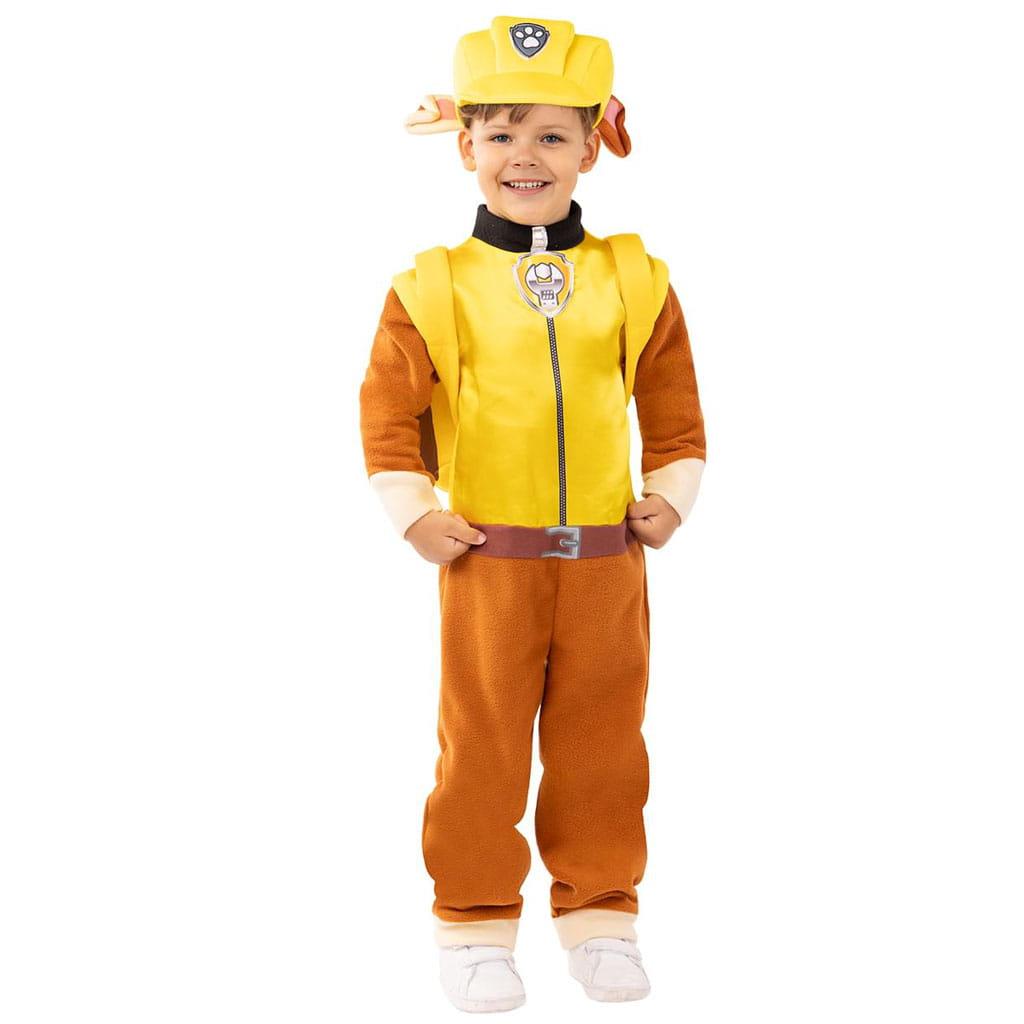 Fato Rubble Patrulha Pata com Mochila, Criança Fato Rubble Patrulha Pata com Mochila, Criança