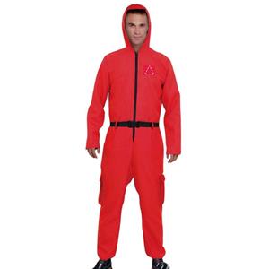 Fato Soldado Vermelho Triângulo, Adulto