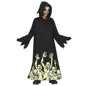Fato Sombra da Morte Glow in the Dark, Criança