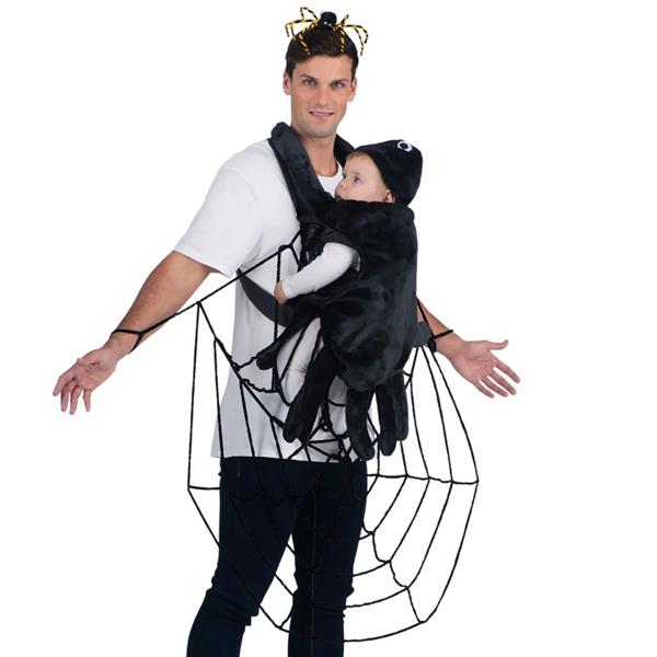 Fato Teia de Aranha com Capa para Marsúpicio
