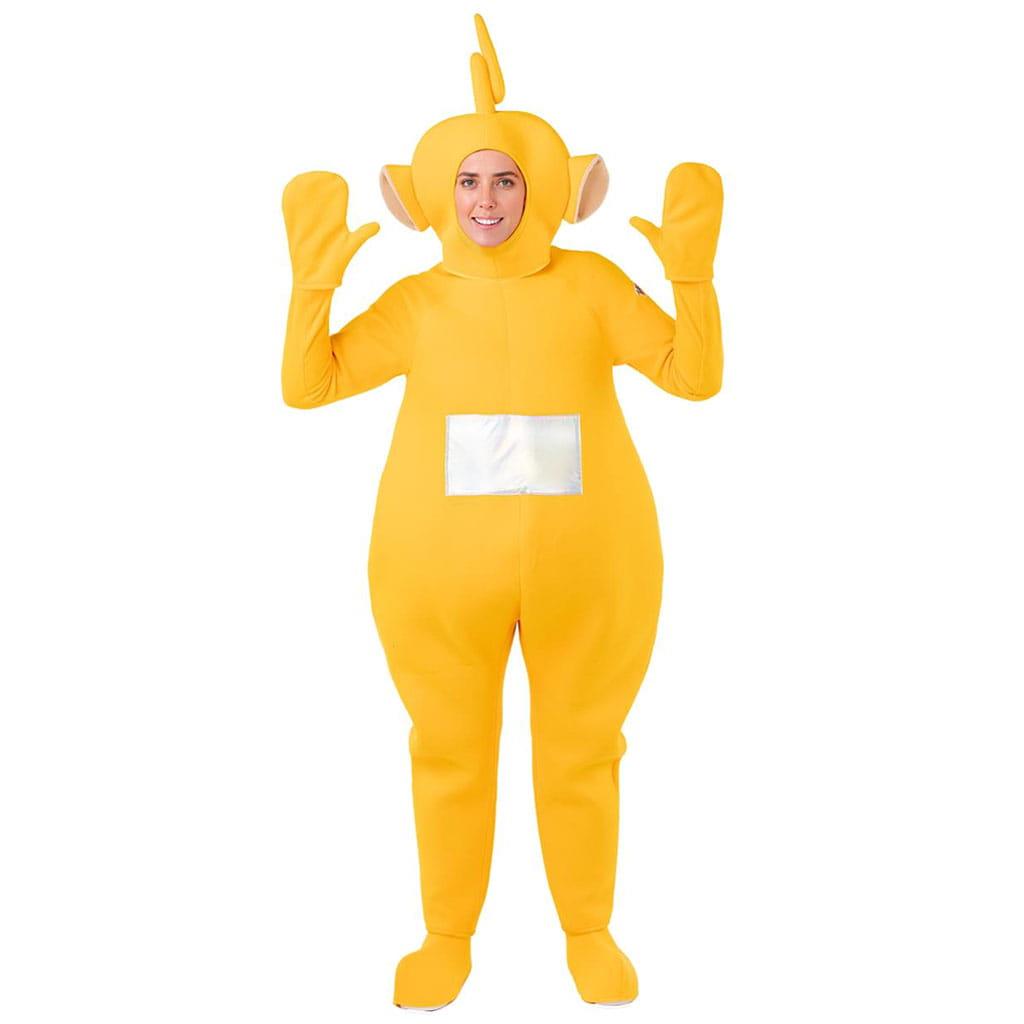 Fato Teletubbies Laa-Laa Amarelo, Adulto Fato Teletubbies Laa-Laa Amarelo, Adulto