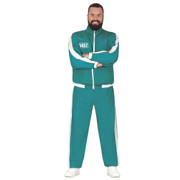 Fato Treino Verde Jogador Squid, Adulto
